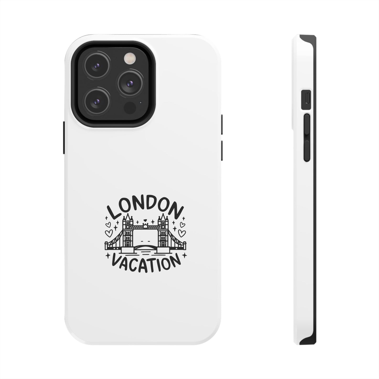 London Vacation Tough Phone Cases, Travel Gifts, London Souvenir, Durable Phone Cover, Cute Cell Phone Case, Travel Accessory