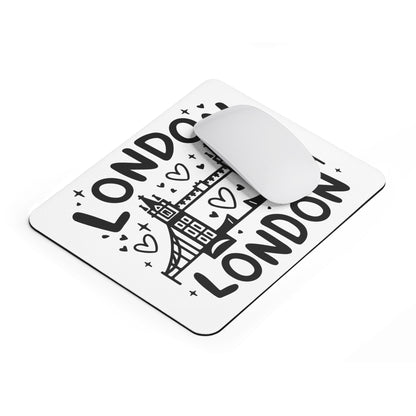 London-Inspired Mouse Pad, Cute Desk Accessory, Gift for Travelers, Home Office Decor, Fun Office Supplies, Unique Gifts