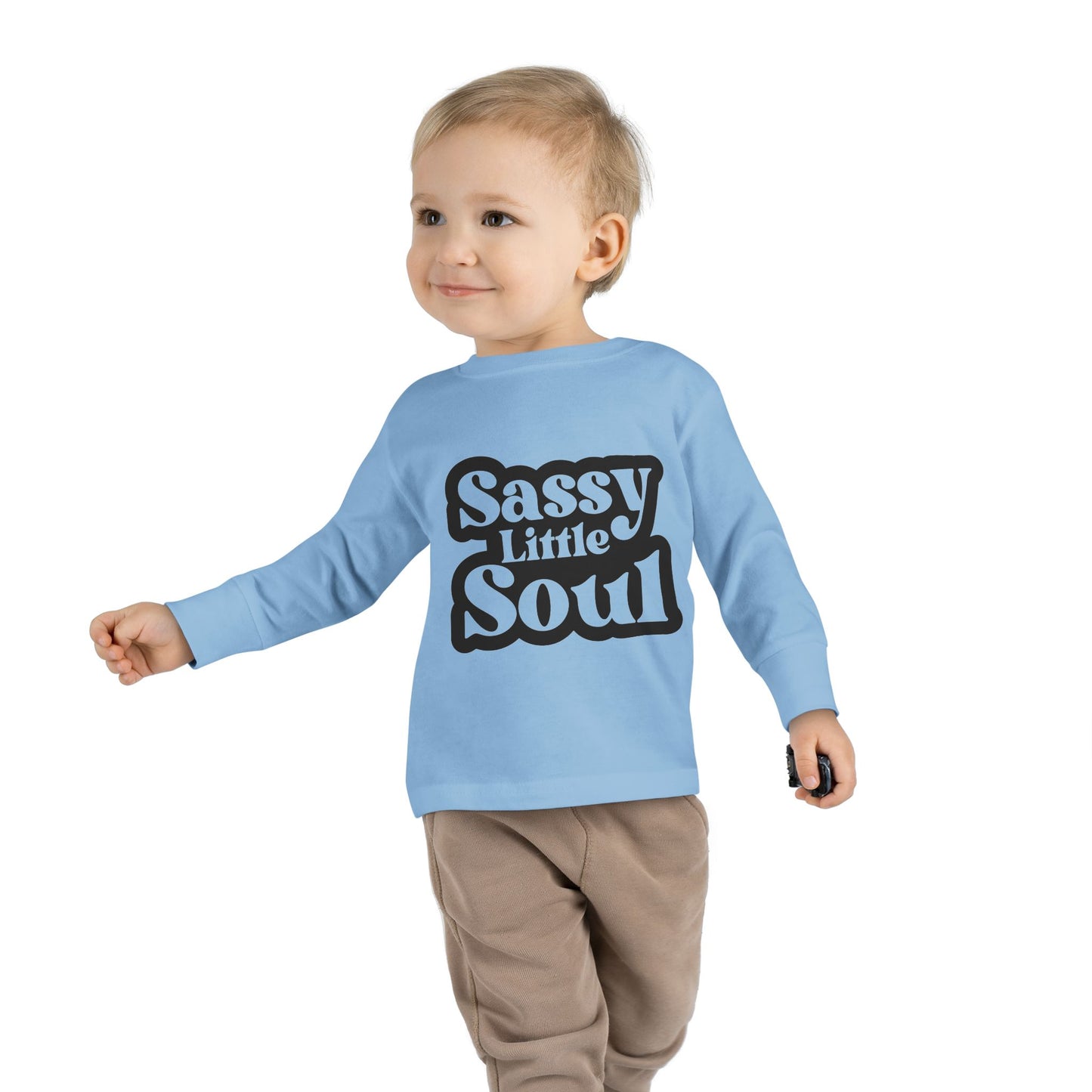 Sassy Little Soul Toddler Long Sleeve Tee - Fun & Playful Apparel for Kids