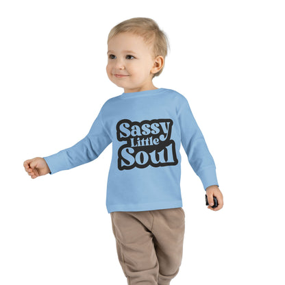 Sassy Little Soul Toddler Long Sleeve Tee - Fun & Playful Apparel for Kids