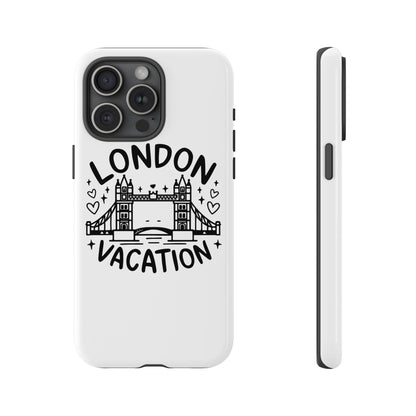 London Vacation Phone Case, Travel Accessories, Unique Gift, London Lover, Custom Phone Cover, Vacation Souvenir