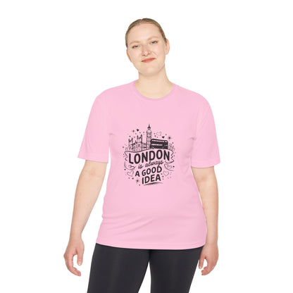 Unisex Moisture Wicking Tee - London is always a good idea