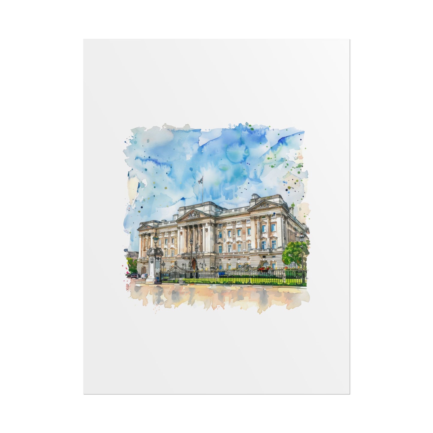 Watercolor Art Rolled Posters