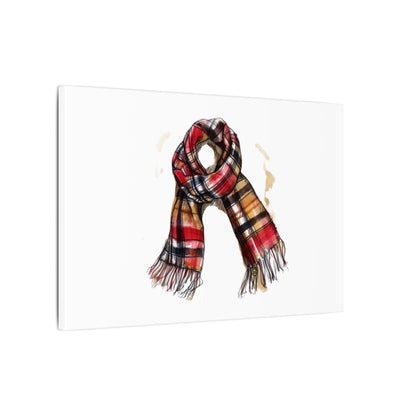 Autumn Scarf Canvas Art Print | Cozy Home Décor, Gift for Fall Lovers, Seasonal Wall Art, Unique Interior Design