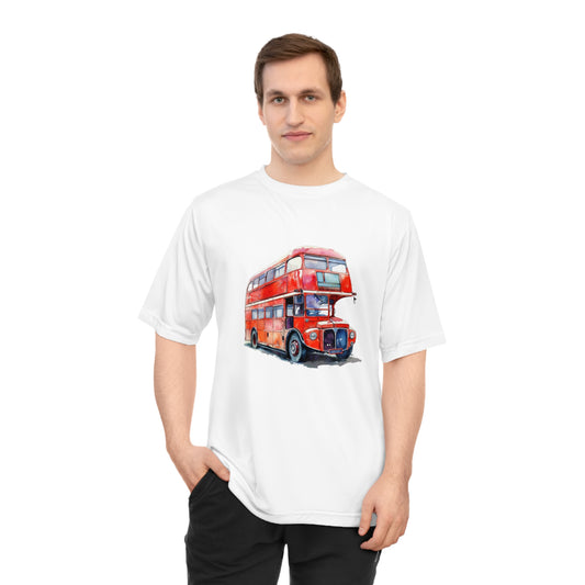 Unisex Zone Performance T-shirt - Timeless London - The Red Double-Decker
