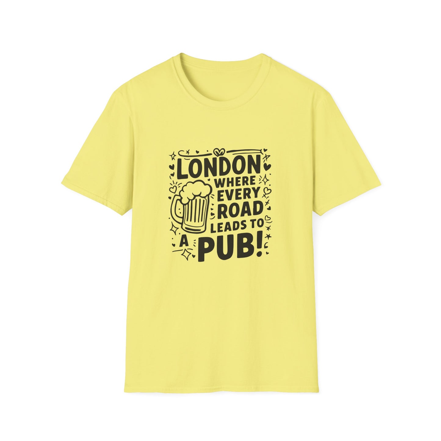 London's Pub Classy Unisex Softstyle T-Shirt