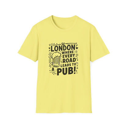 London's Pub Classy Unisex Softstyle T-Shirt