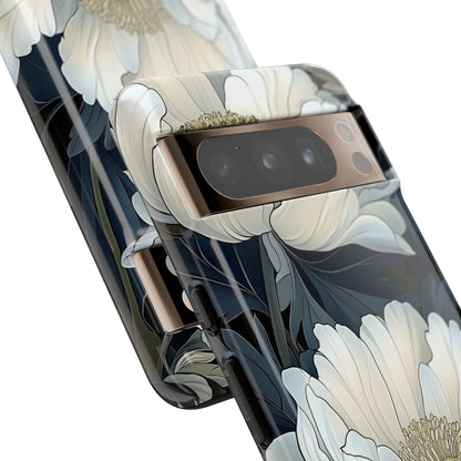 Elegant Floral Phone Case, Floral iPhone Cover, Flower Art Phone Case, Eco-Friendly Mobile Protection, Tough & Stylish Phone Case