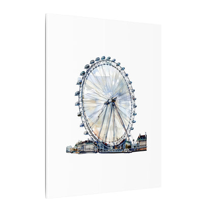 London Eye Canvas Print, Wall Art Decor, Travel Gift, Home Decoration, Unique Art Piece