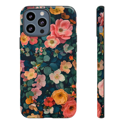 Floral Phone Case | Tough Cases | Stylish Protection, Flower Design, Gift for Her, Trendy Accessory, Cute Phone Covers, Spring Vibe
