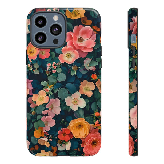 Floral Phone Case | Tough Cases | Stylish Protection, Flower Design, Gift for Her, Trendy Accessory, Cute Phone Covers, Spring Vibe