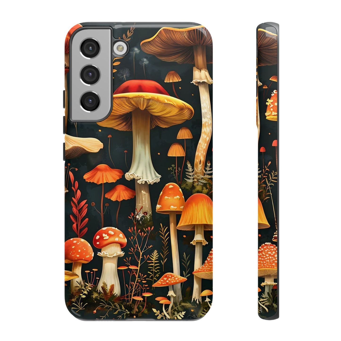 Whimsical Mushroom Phone Case | Tough Cases – Unique Nature Design, Eco-Friendly Cover, Gift for Nature Lovers, Phone Accessory, Fall Decor