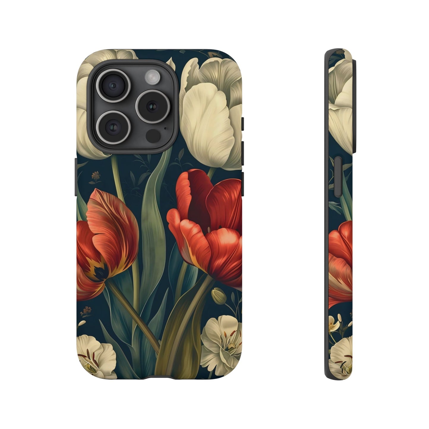 White Flower Tough Cases