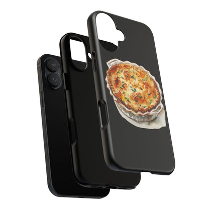 Quiche Phone Case - Funky Kitchen Decor, Foodie Gift, Chef Accessories, Culinary Art, Quirky Phone Cover