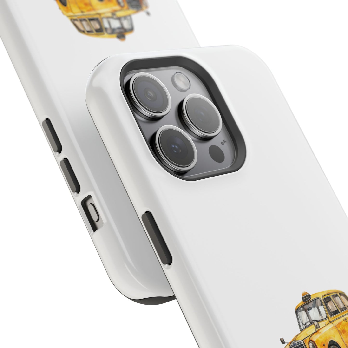 New York Taxi Magnetic Phone Case, Cute Gift for NYC Lovers, Travel Accessories, Unique Phone Cover, Durable Tough Case