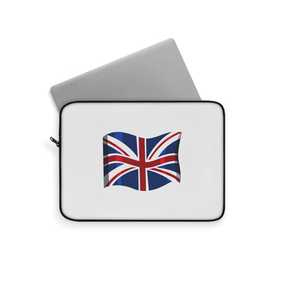 Laptop Sleeve with British Flag Design | Stylish Computer Case for Travelers, Gift for UK Lovers, Office Accessory, Unique Tech Case
