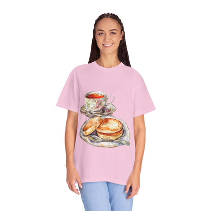 Unisex Garment-Dyed T-shirt - Sunday Roasts & Afternoon Tea - The Heart of British Cuisine