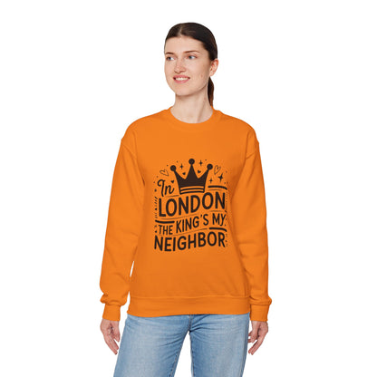 Unisex Heavy Blend™ Crewneck Sweatshirt - King is my Neighbour in London