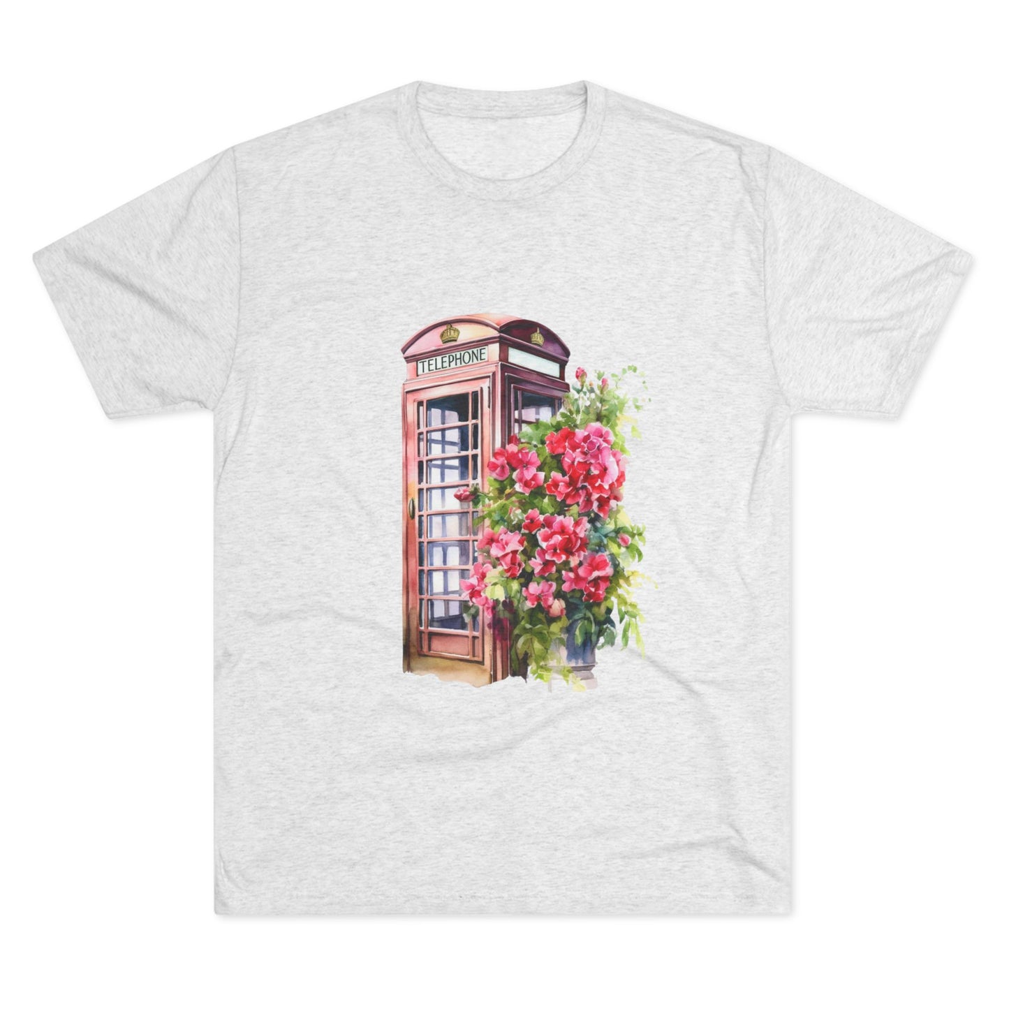 London Aesthetic Trendy Unisex Tri-Blend Crew Tee
