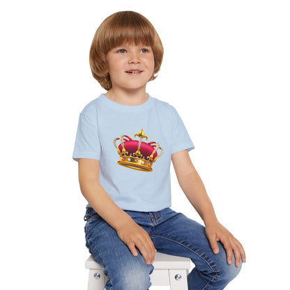 Royal Crown Toddler T-Shirt - Cute Kids Shirt for Little Royals - Perfect Birthday & Party Gift