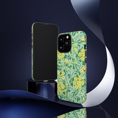 Tough Cases Organic Floral Phone Case, Stylish iPhone Cover, Eco-Friendly Gift, Nature Lover Accessory, Spring Decor, Unique Phone Protector