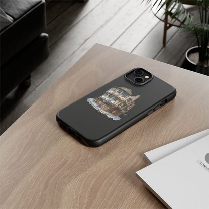 Stylish Phone Case featuring Unique Building Design, Art Lover Gift, Durable Phone Cover, Trendy Gadget Accessory, Unique Gift for Her