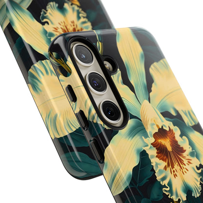 Floral Phone Case - Tough Cases with Orchid Design, Durable Smartphone Cover for Nature Lovers, Floral Gift for Her, Botanical [...]