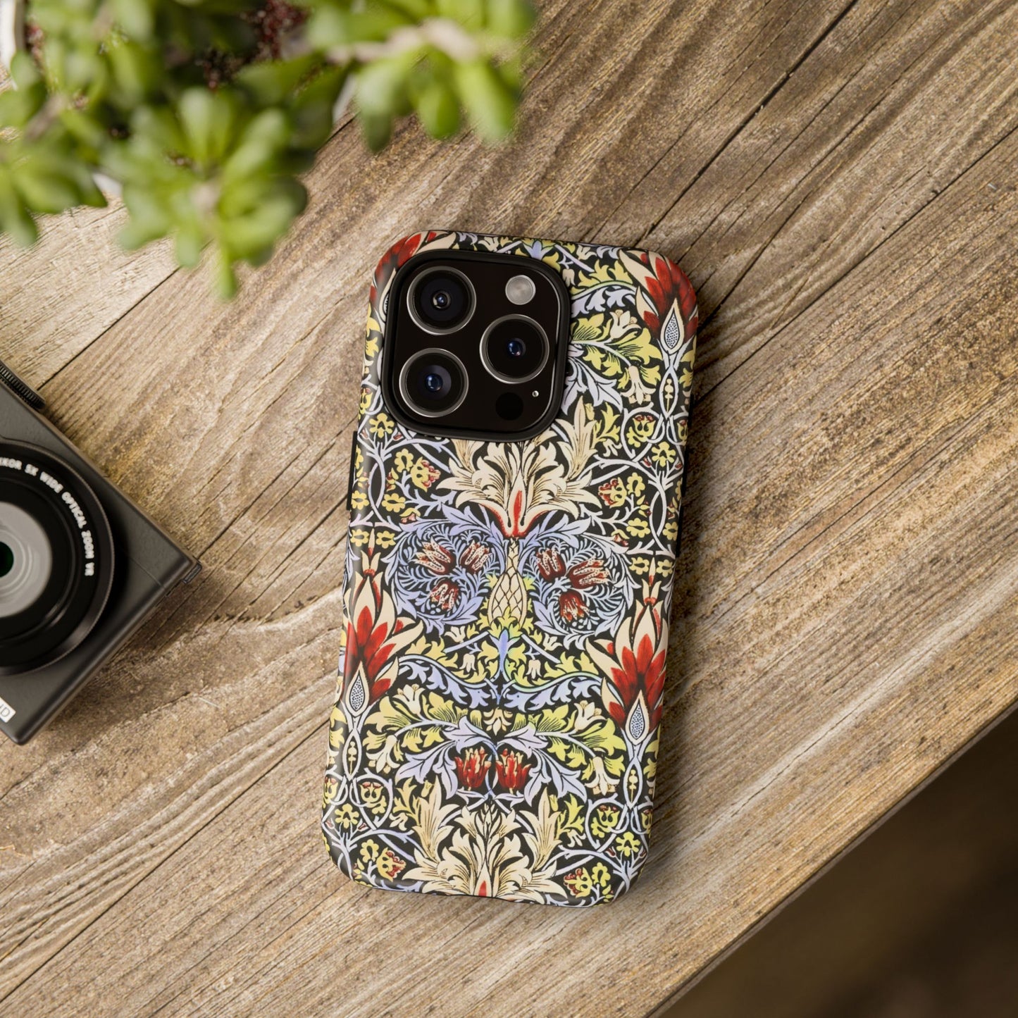 Stylish Phone Case - Floral Design, Tough Cases, Gift for Her, Phone Accessories, Trendy Tech, Unique Cell Phone Cover