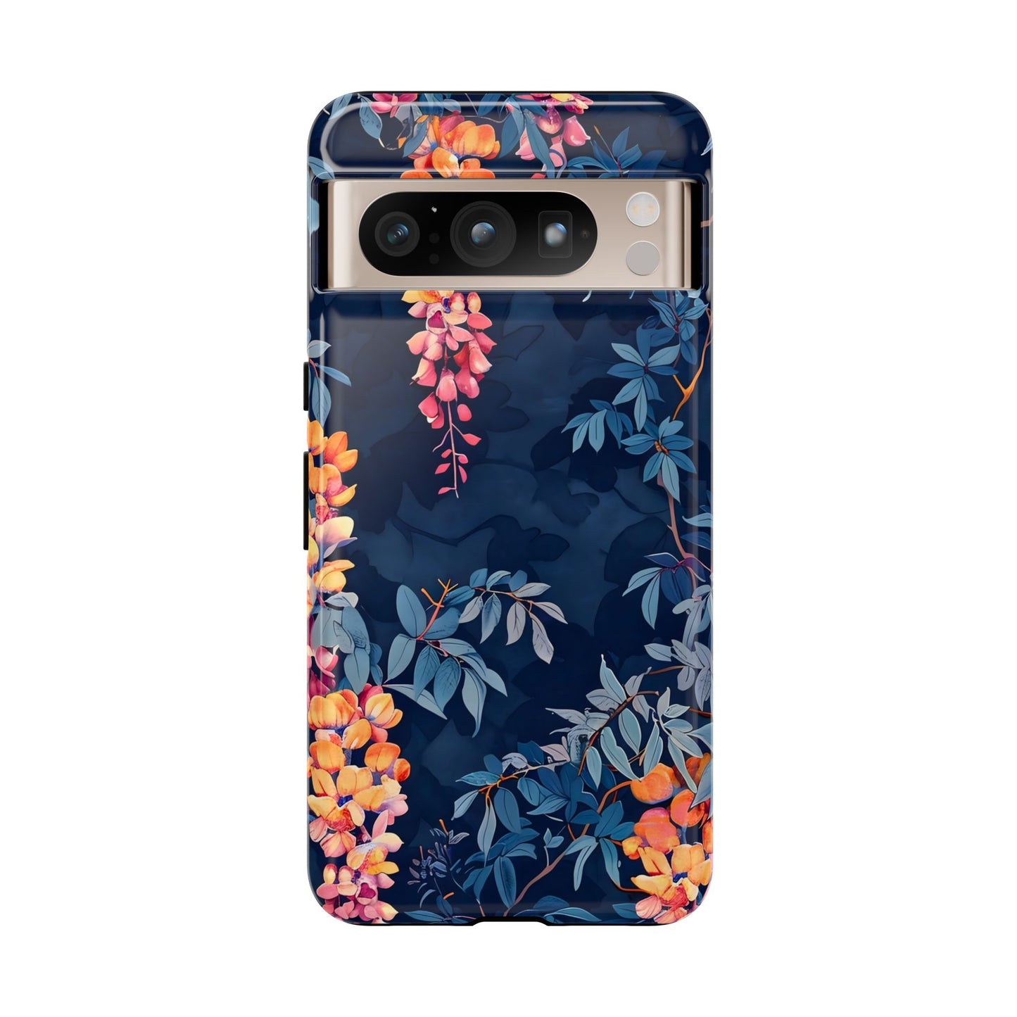 Floral iPhone Case, Tough Phone Cover, Gift for Her, Nature Lover Accessory, Spring Decor, Unique Floral Design