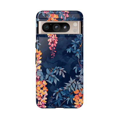 Floral iPhone Case, Tough Phone Cover, Gift for Her, Nature Lover Accessory, Spring Decor, Unique Floral Design