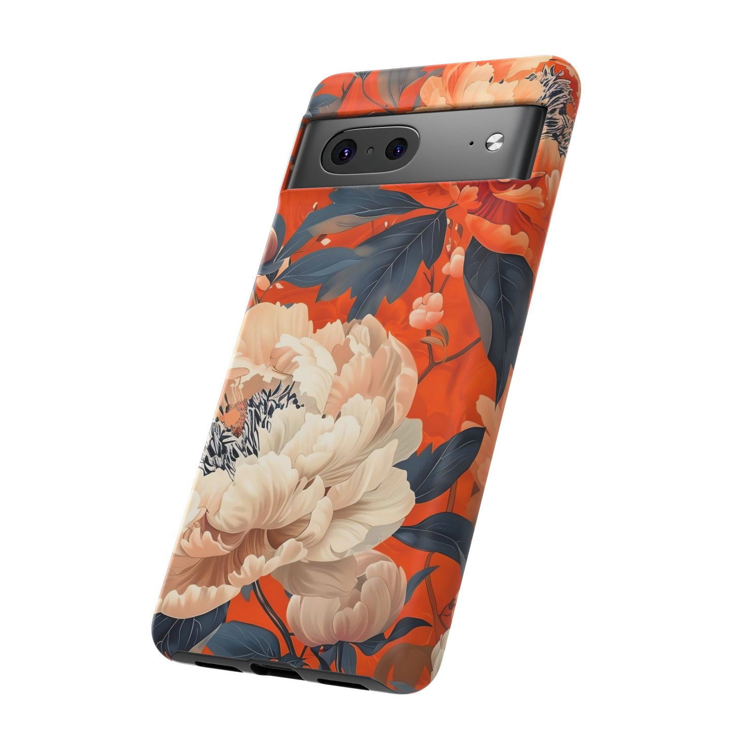 Floral Tough Case, Durable Floral Phone Case, Stylish Protection Case, Gift for Her, Spring Accessories, Mother’s Day Gift