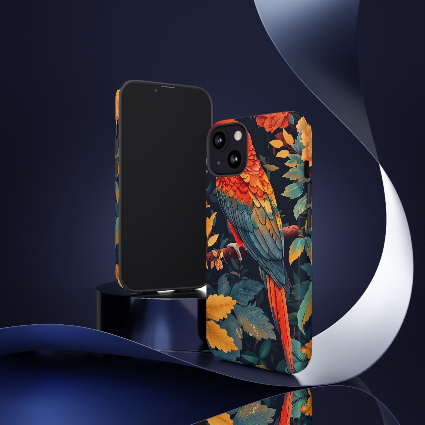 Vibrant Parrot Phone Case - Tough, Stylish, Nature-Inspired, Tropical, Wildlife, Perfect Gift, Summer Vibes