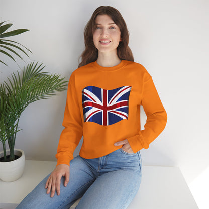 Unisex Heavy Blend™ Crewneck Sweatshirt - The Flag of the United Kingdom