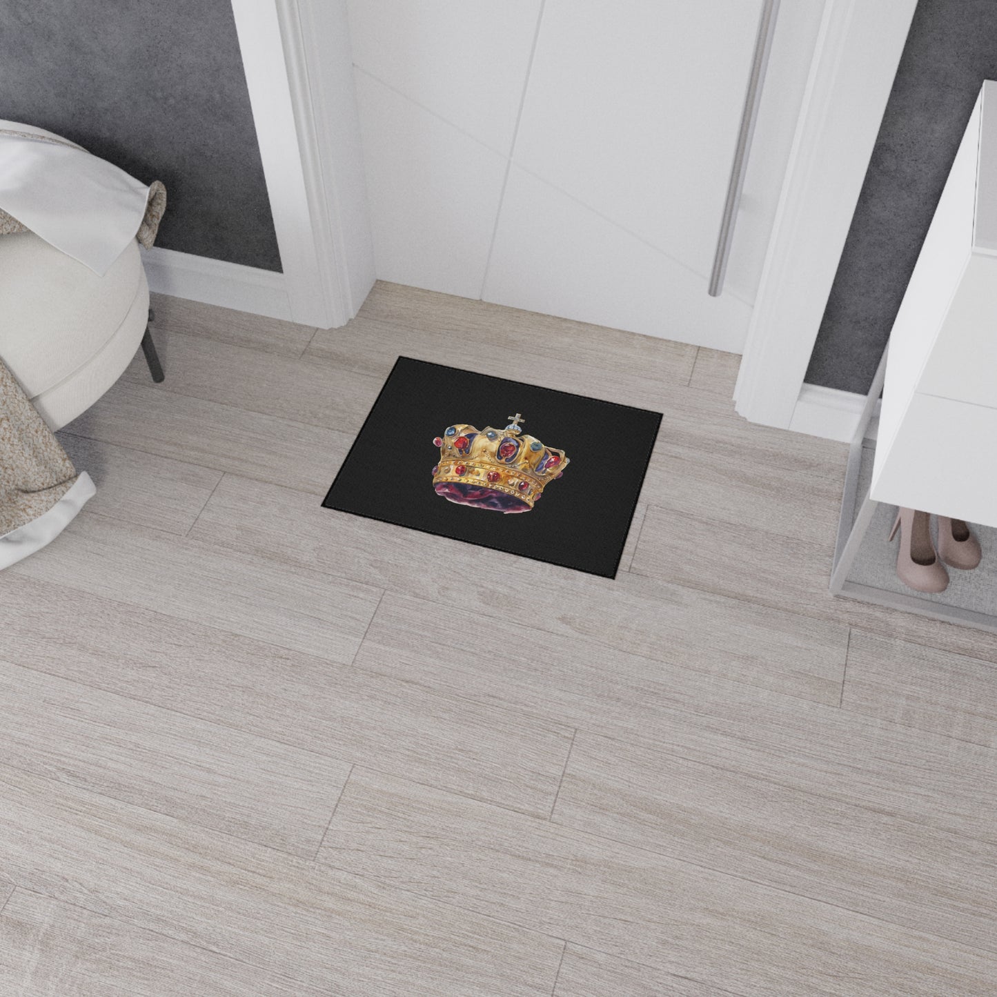 Royal Crown Heavy Duty Floor Mat | Unique Entryway Rug | Home Decor for Royalty Lovers | Perfect Gift for Housewarming, Weddings, and [...]