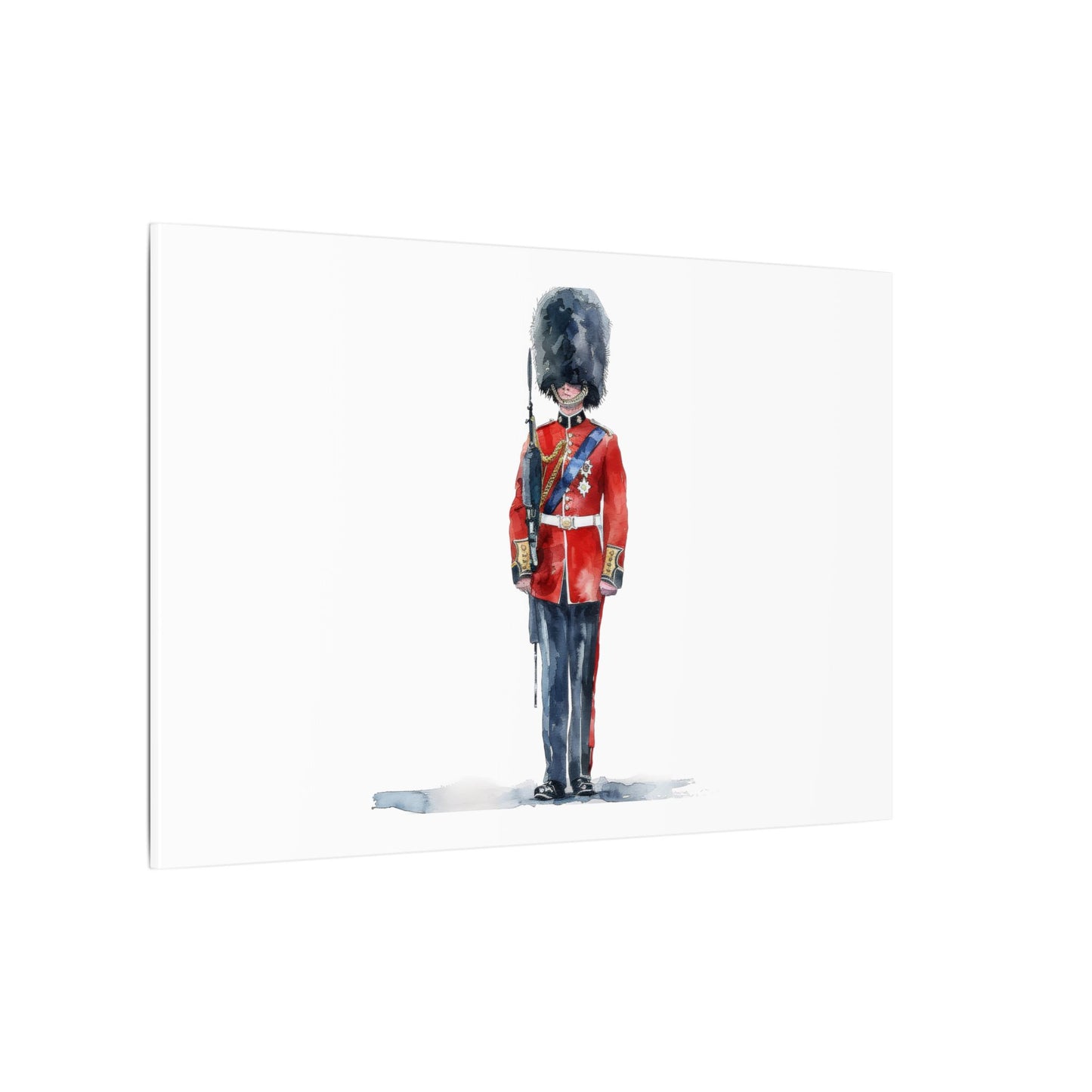 Royal Guard Canvas Art Print, British Soldier Wall Decor, Home Decoration, Gift for History Lovers, Art for Offices, Unique Wall Gallery