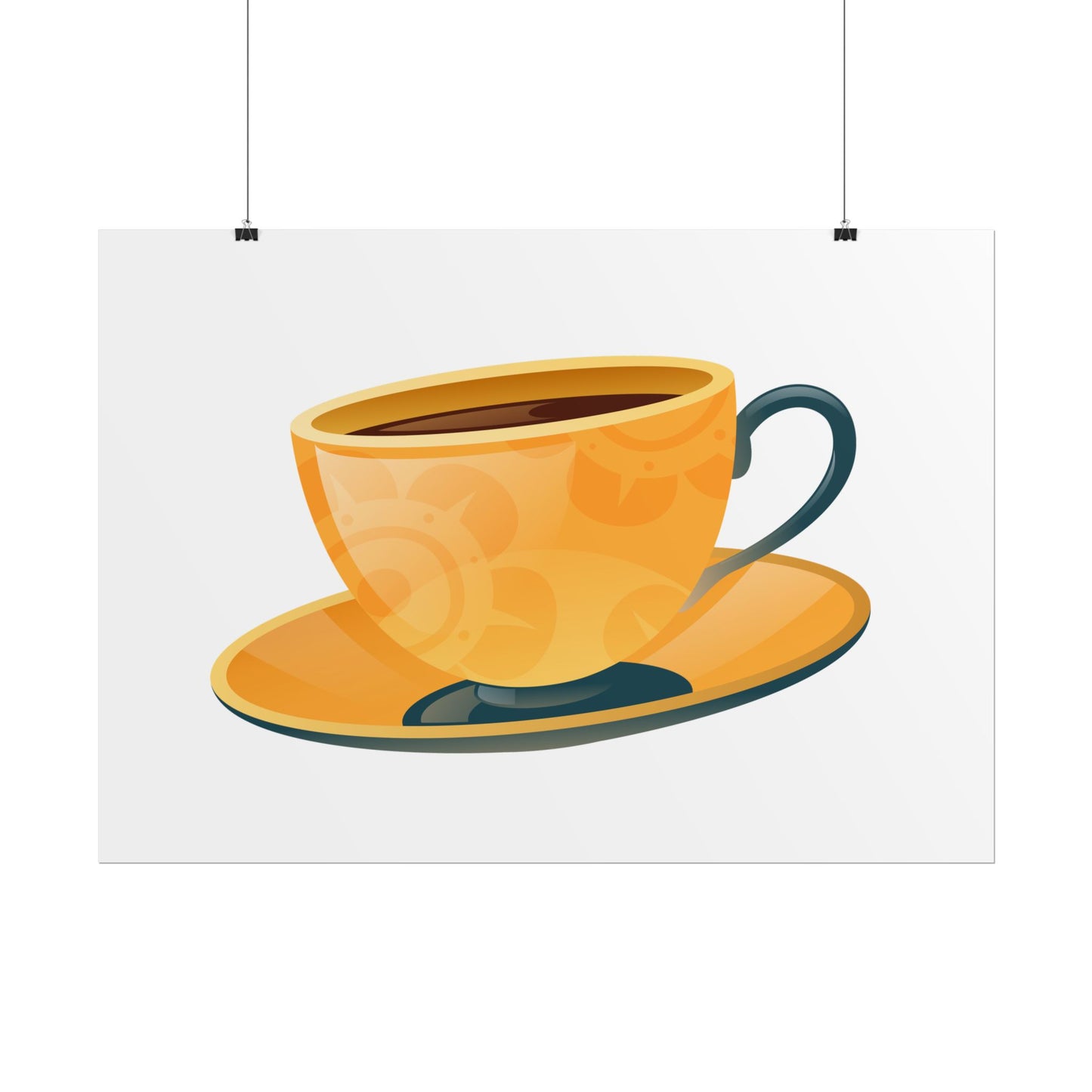Coffee Lovers Rolled Posters, Cute Coffee Art, Kitchen Decor, Coffee Shop Print, Gift for Coffee Enthusiasts