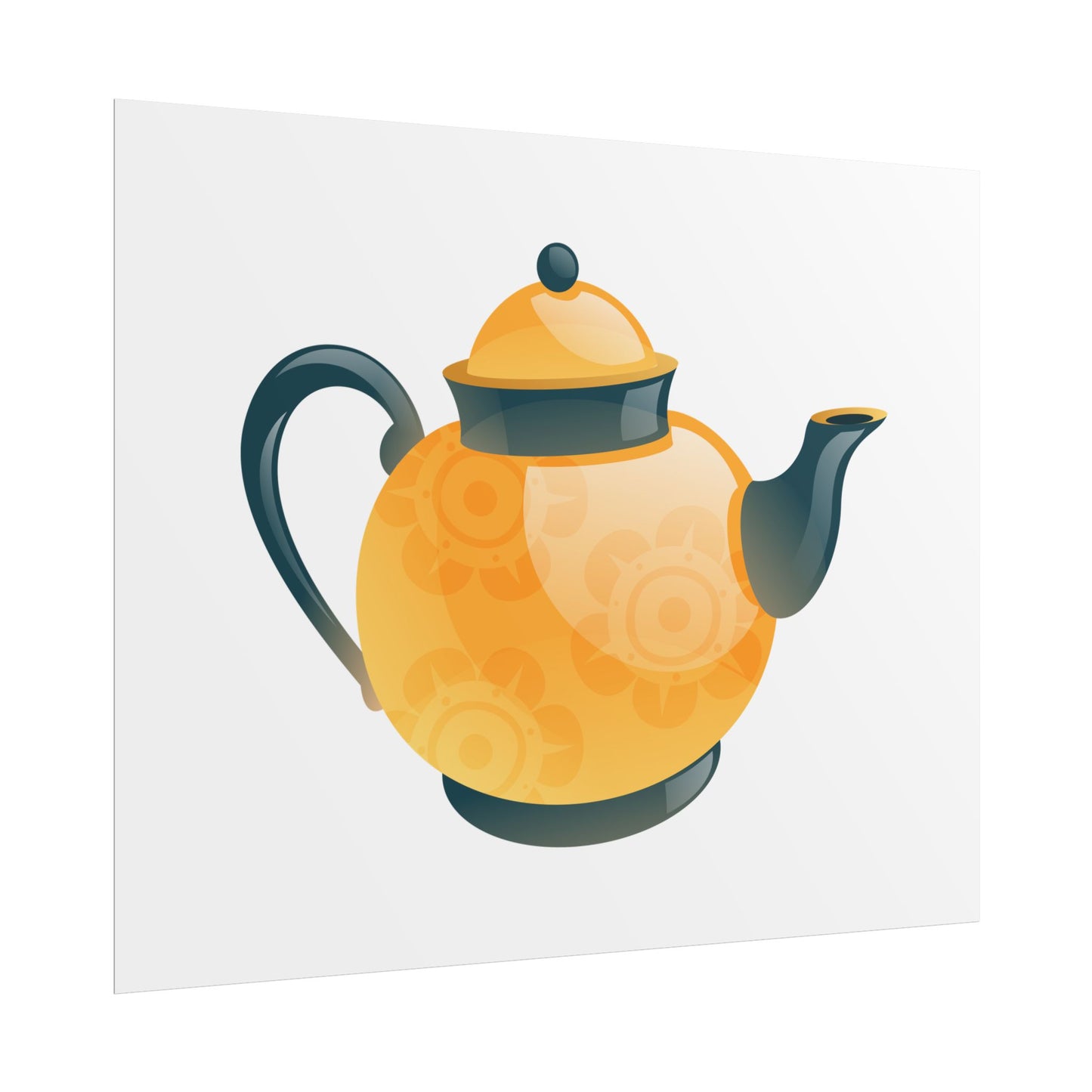 Vintage Tea Pot Rolled Posters
