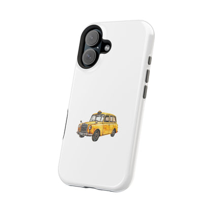 New York Taxi Magnetic Phone Case, Cute Gift for NYC Lovers, Travel Accessories, Unique Phone Cover, Durable Tough Case