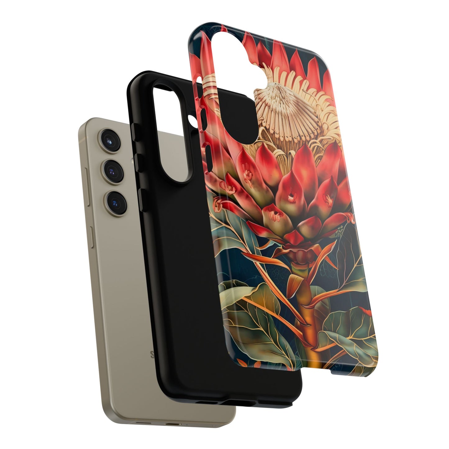 Tough Cases: Vibrant Floral Phone Case, Tough Phone Covers, Floral Art Cases, Nature Design Accessories, Gift for Nature Lovers