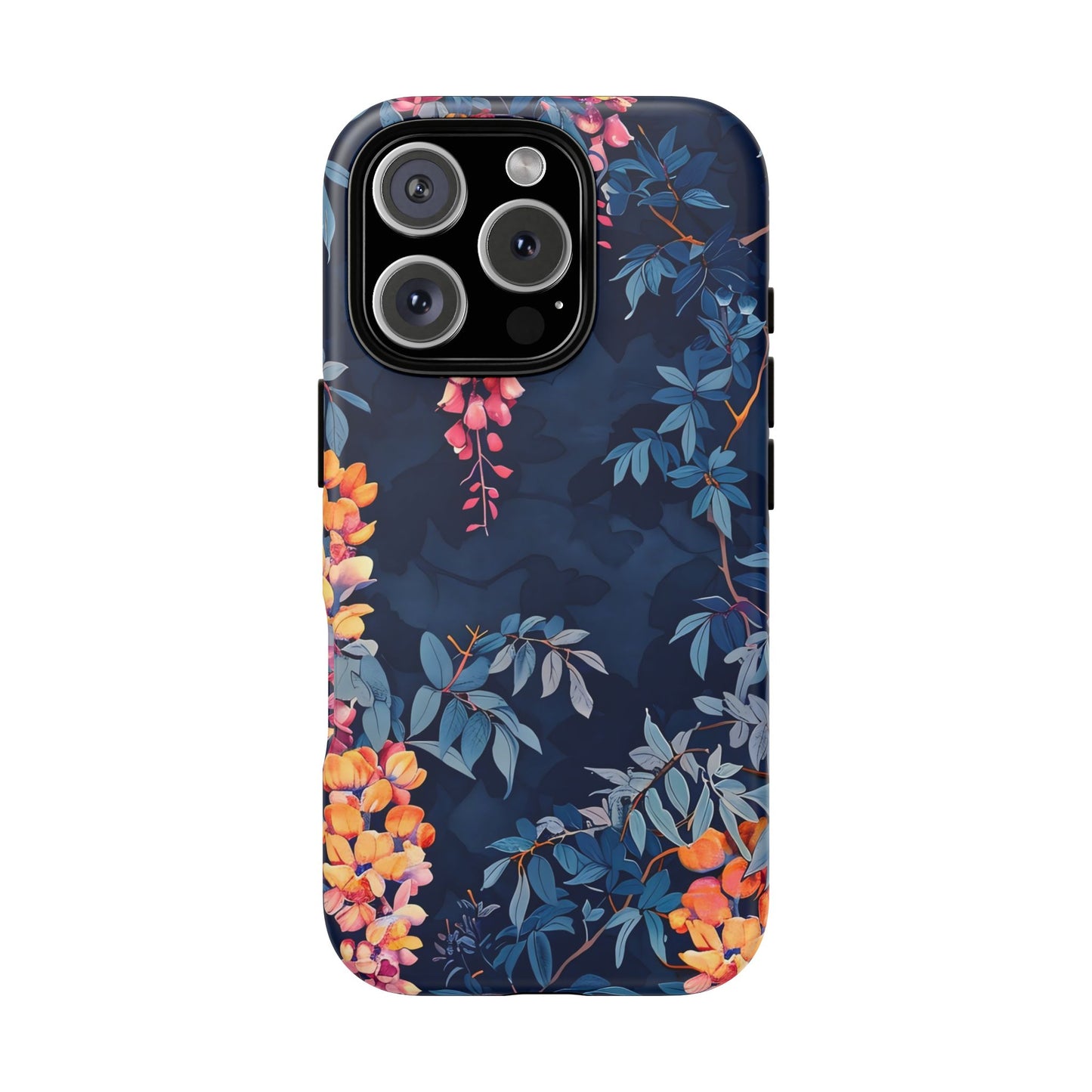 Floral iPhone Case, Tough Phone Cover, Gift for Her, Nature Lover Accessory, Spring Decor, Unique Floral Design