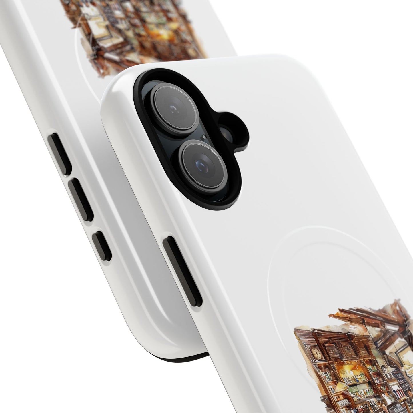Artistic Tough Magnetic Phone Case for Secure Style, Protective Cover, Customizable Gift, Unique Accessories, Everyday Use