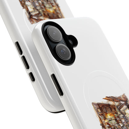 Artistic Tough Magnetic Phone Case for Secure Style, Protective Cover, Customizable Gift, Unique Accessories, Everyday Use