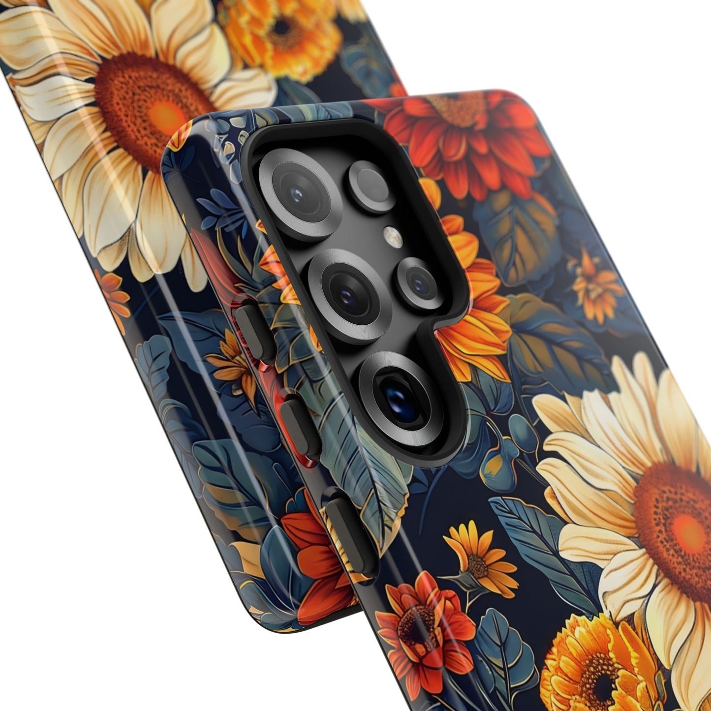 Floral Tough Phone Case | Sunflower Design, iPhone Cover, Protective Case, Gifts for Her, Floral Phone Accessory