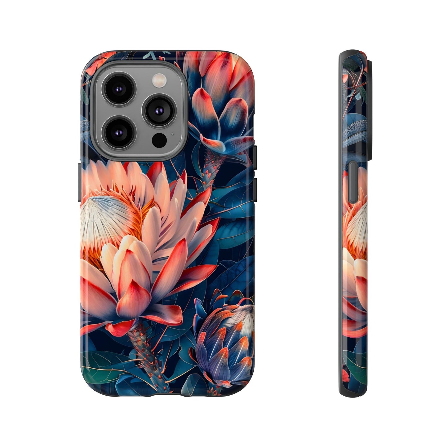 Floral Phone Case | Tough Cases, Floral Design, Phone Accessory, Gift for Her, Customizable Case, Nature Lover Gift