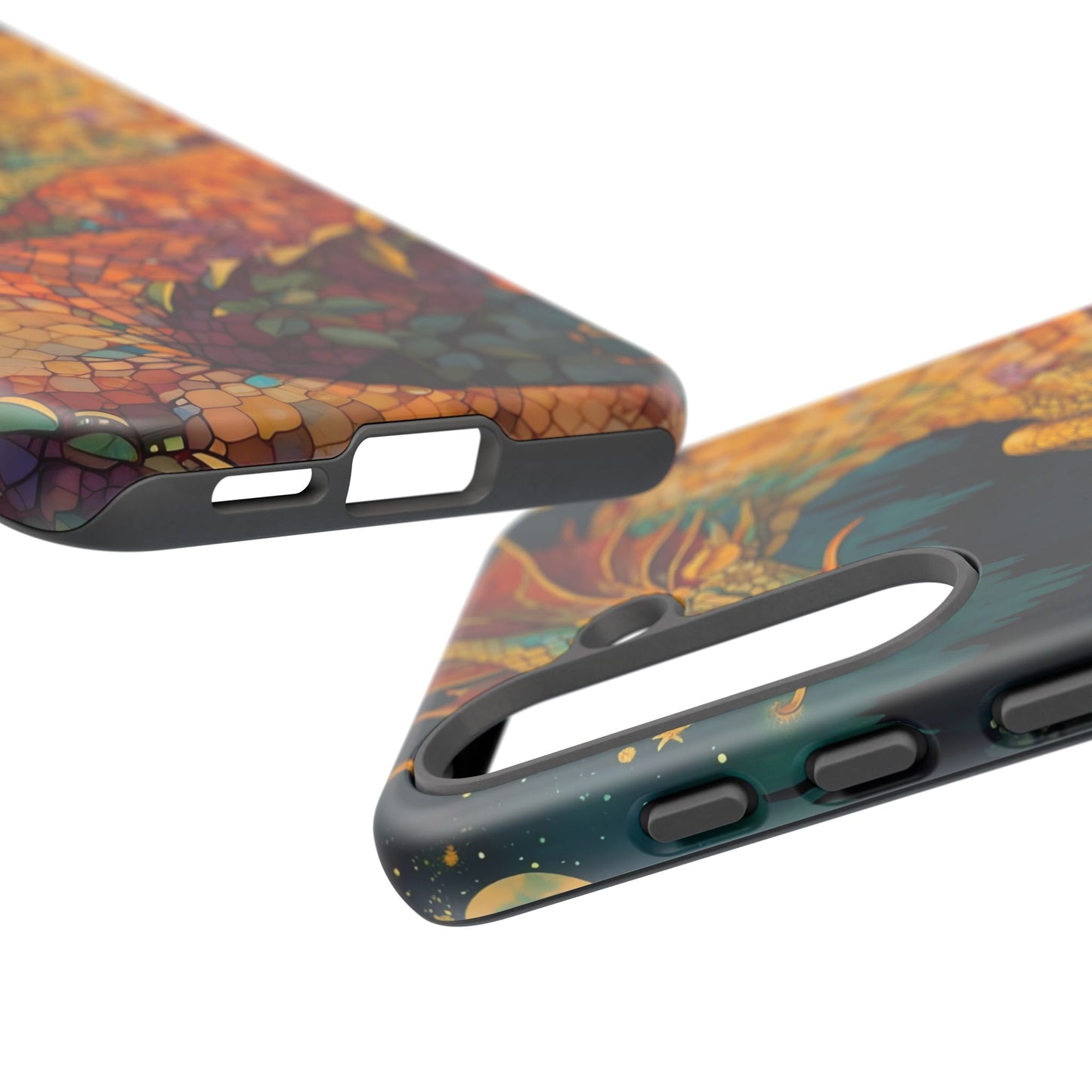 Dragon Art Phone Case, Tough Phone Cover, Fantasy Gift, Unique Mobile Accessory, Dragon Lover Gift, Stylish Protection