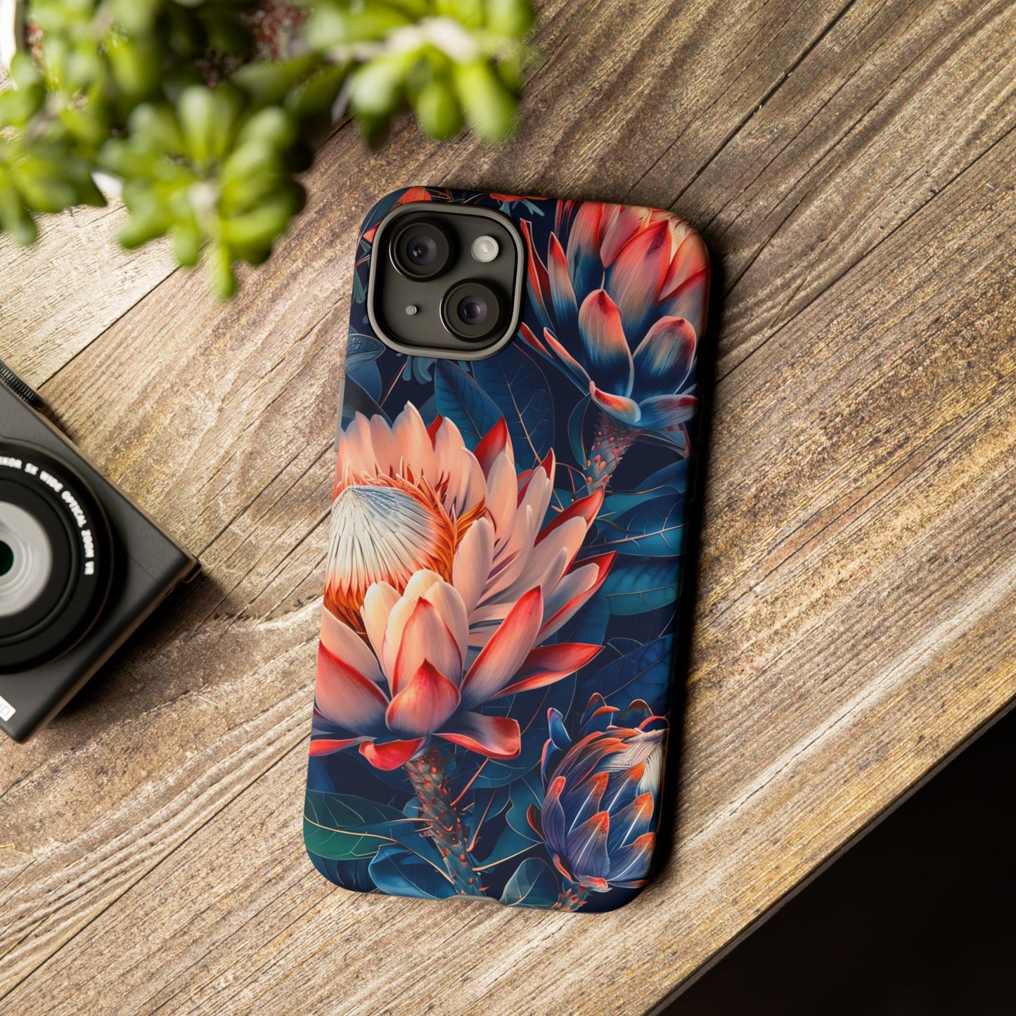 Floral Phone Case | Tough Cases, Floral Design, Phone Accessory, Gift for Her, Customizable Case, Nature Lover Gift