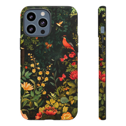 Floral Tough Phone Case, Nature-Inspired Design, Ideal for Garden Lovers, Gift for Birthdays, Christmas, Eco-Friendly Accessory