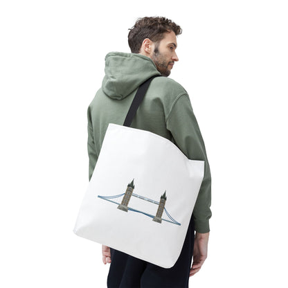 Stylish Tote Bag with London Bridge Design, Perfect for Everyday Use, Gifts, Travel, and Shopping!