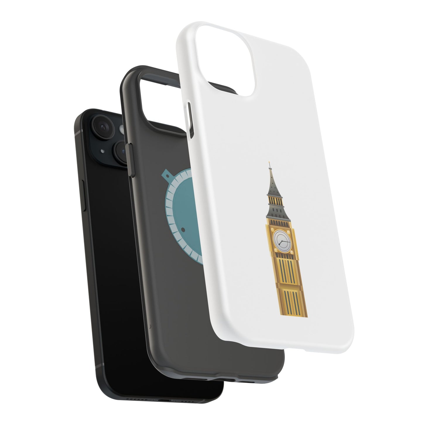 Big Ben Magnetic Phone Case, Unique Phone Cover, London-Themed Gift, Trendy Cell Case, Custom iPhone Accessory