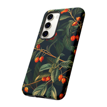 Tough Cases, Floral Phone Case, Nature-Inspired Tech, Unique Gift, Phone Accessory, Botanical Design, Fall Vibes